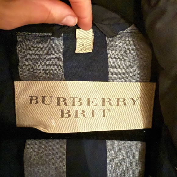 Burberry Men's Dark Blue Puffer Jacket - Picture 3 of 7